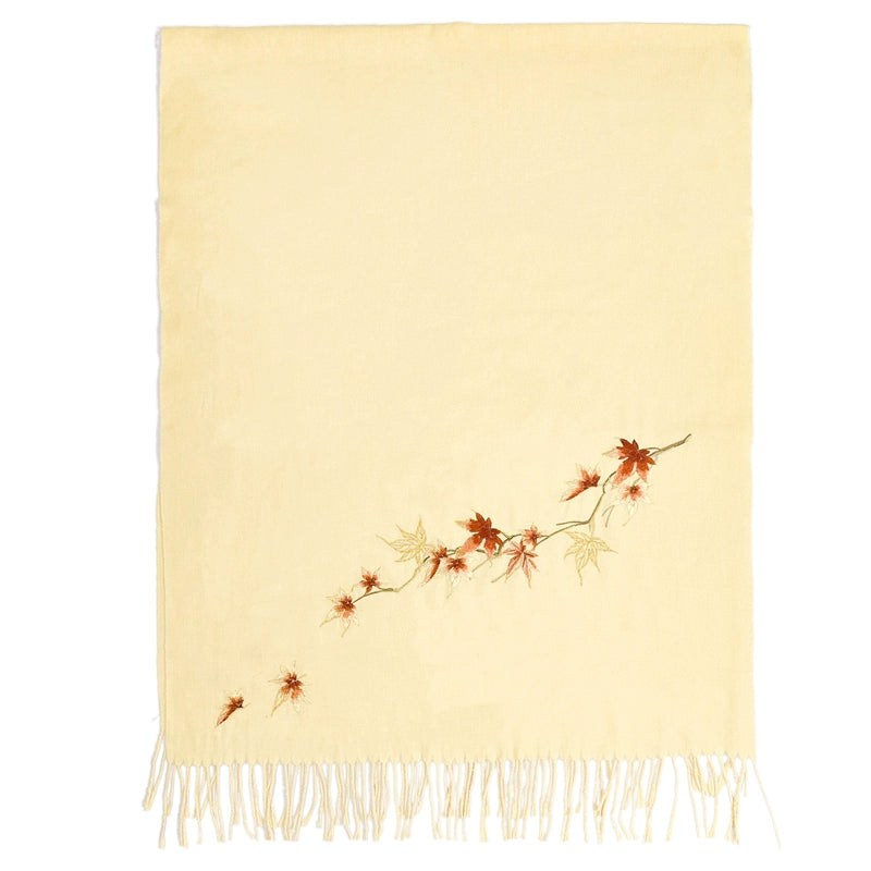 Cashmere Embroidered Scarf