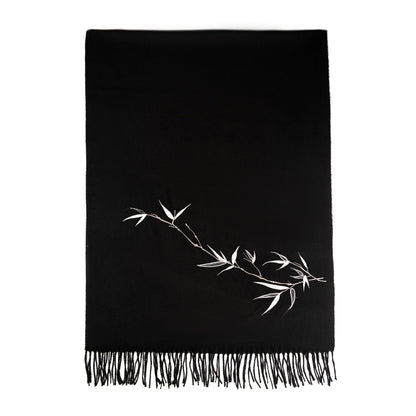 Cashmere Embroidered Scarf