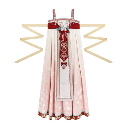 Winter Strawberry Modernized Qixiong Ruqun | 齐胸襦裙 Dress Set
