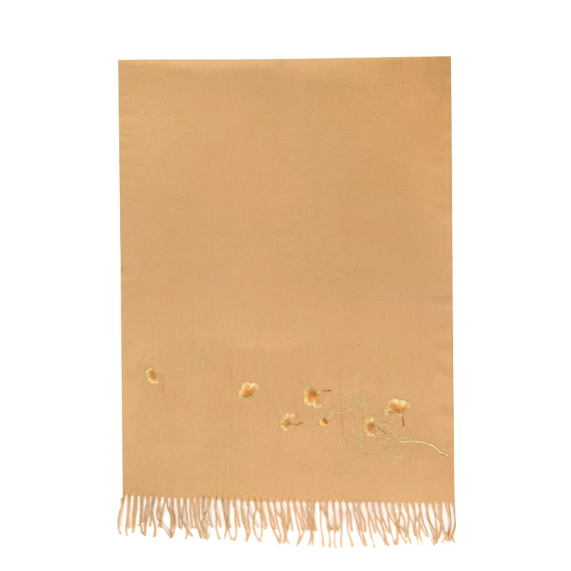 Cashmere Embroidered Scarf