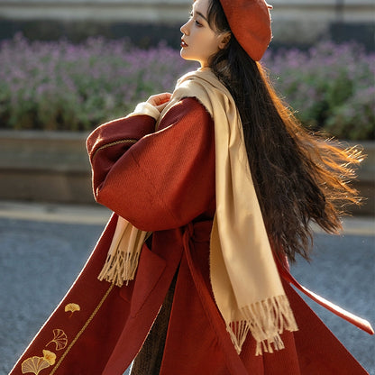 Cashmere Embroidered Scarf