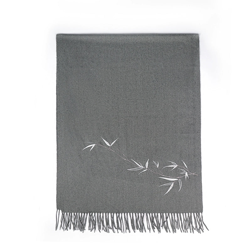 Cashmere Embroidered Scarf