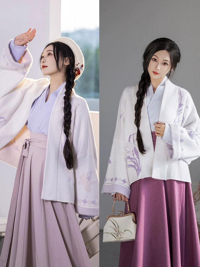 Purple Iris Winter Set