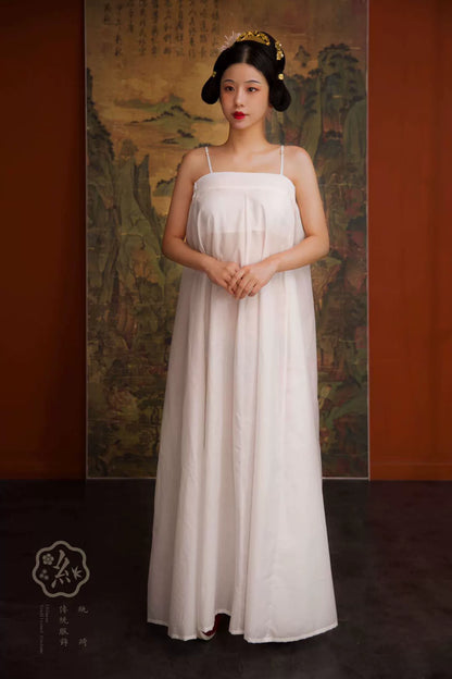 Pure Silk Tang Dynasty Qixiong Ruqun | 齐胸襦裙 Set