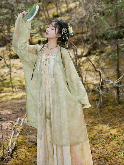 Jade Moss Qixiong Ruqun |  齐胸襦裙 Set