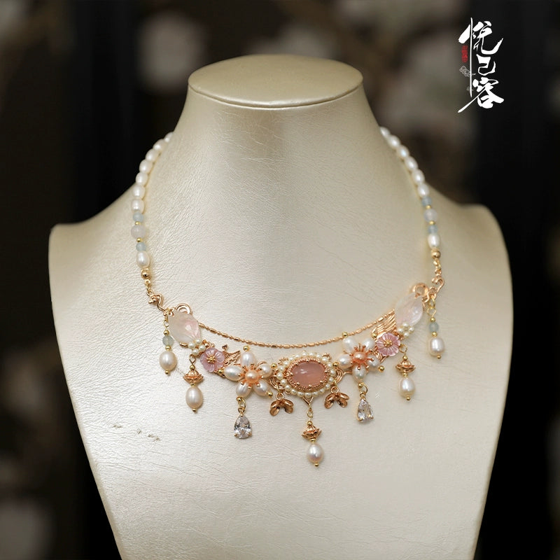 Imperial Rose Necklace