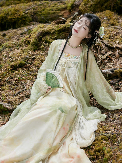 Jade Moss Qixiong Ruqun |  齐胸襦裙 Set