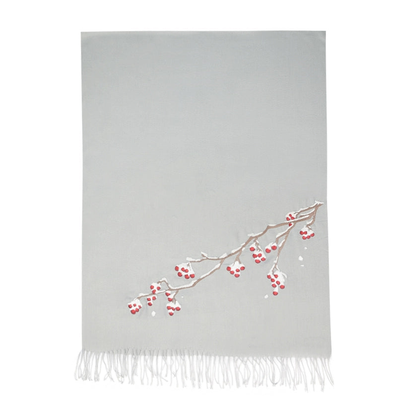 Cashmere Embroidered Scarf