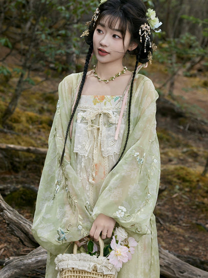 Jade Moss Qixiong Ruqun |  齐胸襦裙 Set