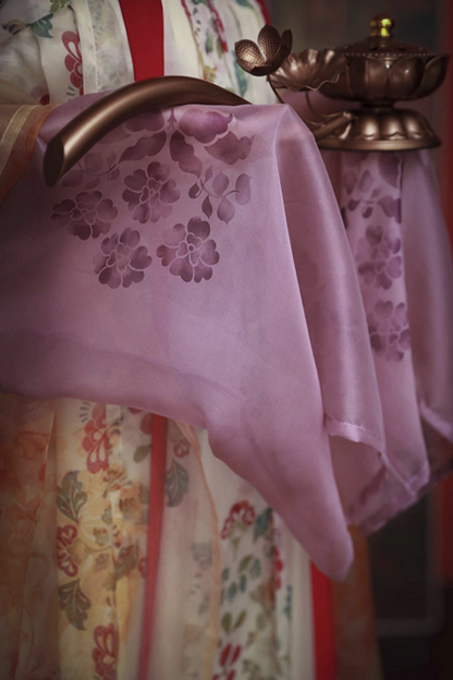 Pure Silk Tang Dynasty Qixiong Ruqun | 齐胸襦裙 Set